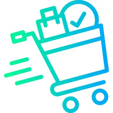alışveriş arabasının simgesini satın almak - ekommerce kategorisi