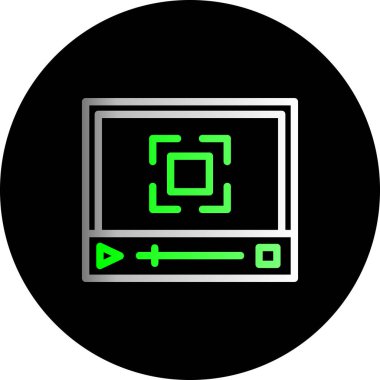 Projeniz için vektör lcd simgesi