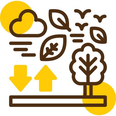 Çökme simgesi vektör illüstrasyonu