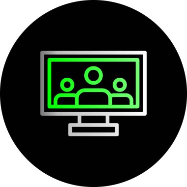 vektör dizüstü simgesi illüstrasyonu