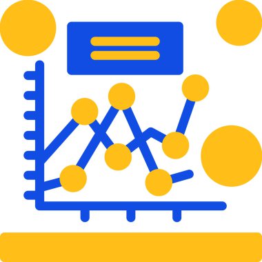 iş veri analiz simgesi düz biçimli
