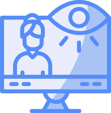 video simgesi vektör illüstrasyonu