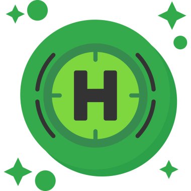 Modern bir simgenin vektör illüstrasyonu