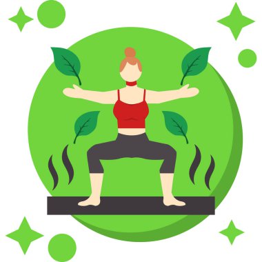 Nilüfer pozisyonunda yoga yapan kadın.