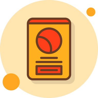 Modern bir simgenin vektör illüstrasyonu