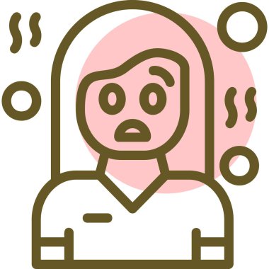 avatar. Web simgesi basit illüstrasyon