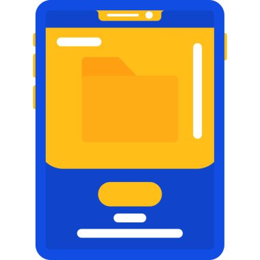 cep telefonu ikonu vektör illüstrasyonu