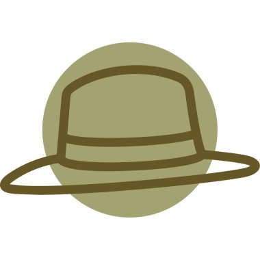 Şapka. Web simgesi basit illüstrasyon