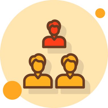 İnsan simgesinin vektör illüstrasyonu