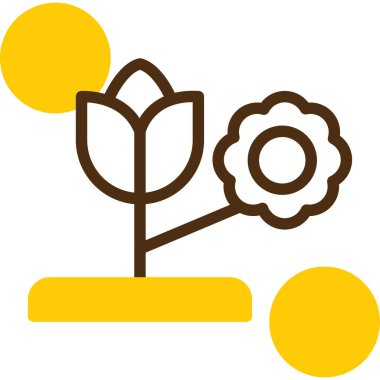 bitki simgesi vektör illüstrasyonu