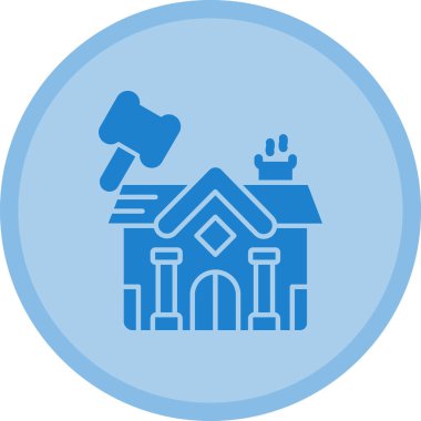 Modern ev simgesinin vektör illüstrasyonu