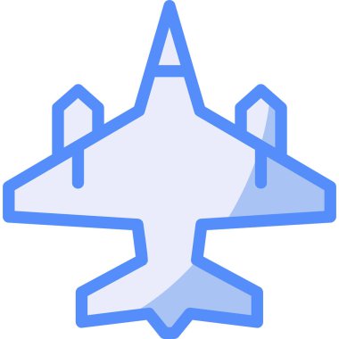 askeri uçak savaş ikonu