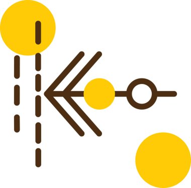 ok simgesi, vektör illüstrasyonu