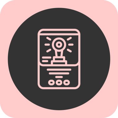 Web simgesi vektör illüstrasyonu