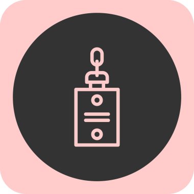 Benzersiz Batarya Vektörü Kabartma Simgesi