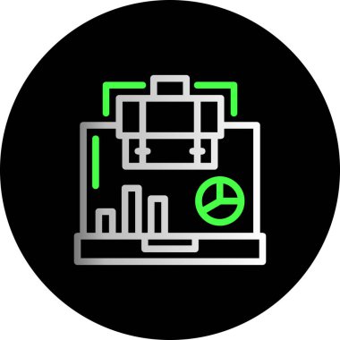 seo modern simgesinin vektör illüstrasyonu