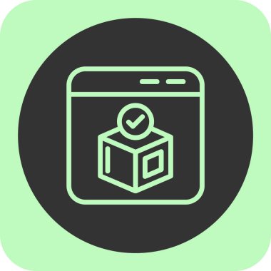 seo modern simgesinin vektör illüstrasyonu