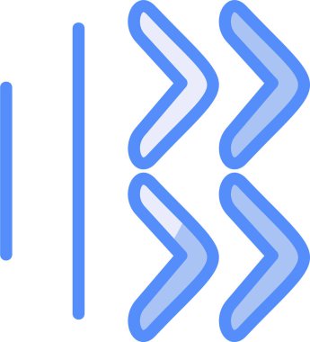 ok okları simgesi ana hat biçiminde