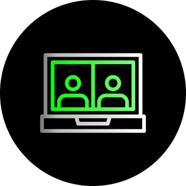 seo modern simgesinin vektör illüstrasyonu