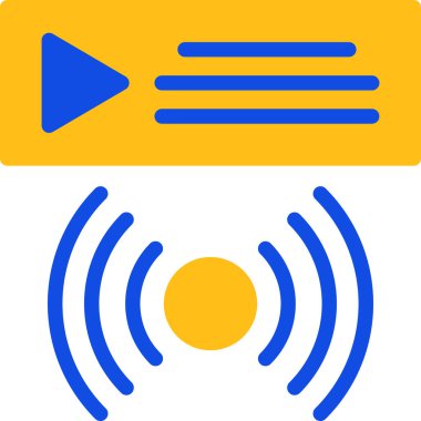 ses hoparlörü simgesi - taslak biçimi