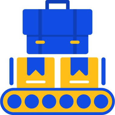 Sırt çantası. Web simgesi vektör illüstrasyonu