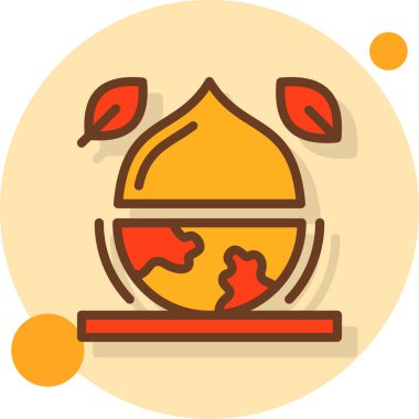 Dünya Gezegeni Dünya simgesi - özet biçiminde