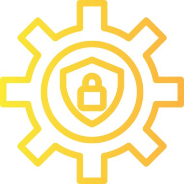 güvenlik simgesi, modern tasarım illüstrasyonu