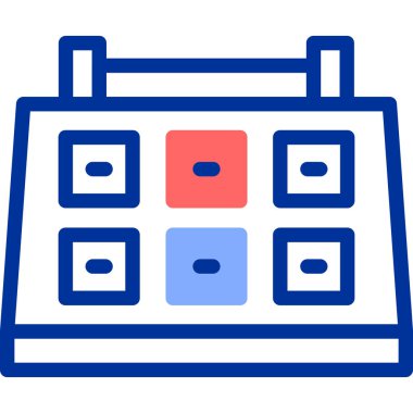 Takvim web simge vektör çizim