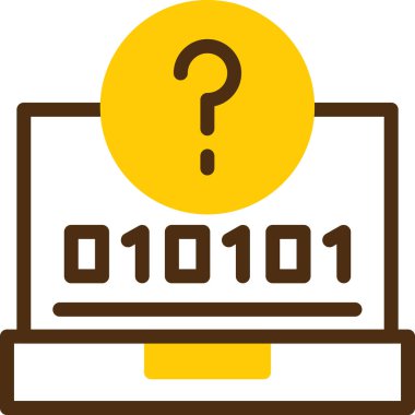 Bilgisayar hatası. Web simgesi basit illüstrasyon