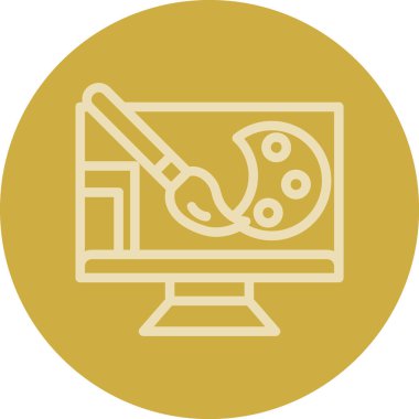 seo modern simgesinin vektör illüstrasyonu