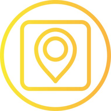 Harita yeri. Basit tasarım