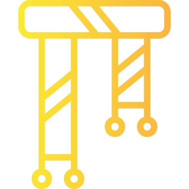 El arabası. Web simgesi basit illüstrasyon