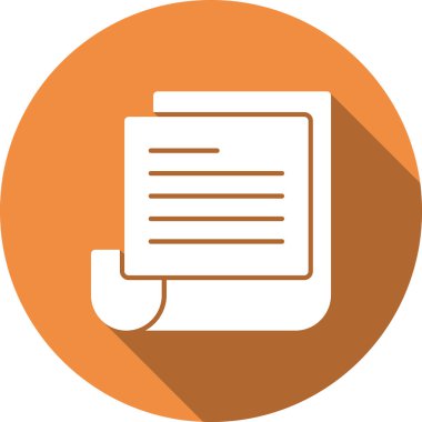 Dosya. Web simgesi vektör illüstrasyonu