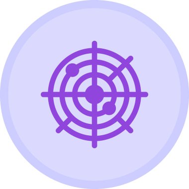 Hedef. Web simgesi basit illüstrasyon