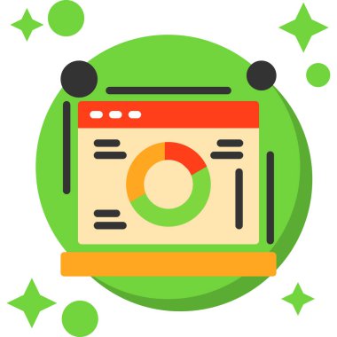 seo pazarlama simgesi düz stil