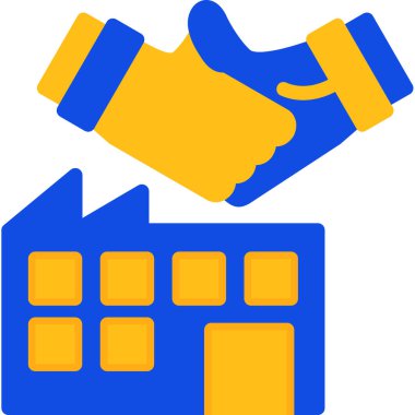 İnşaat endüstrisinin el simgesi