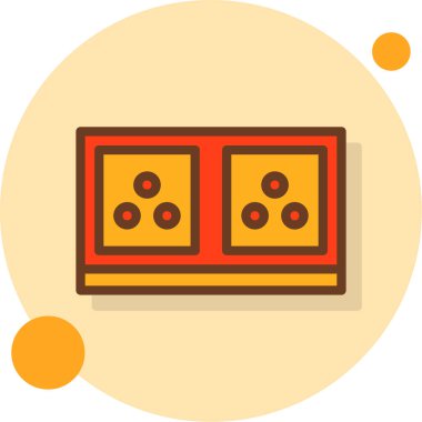 Vektör illüstrasyonu, simge ögesi arkaplanı