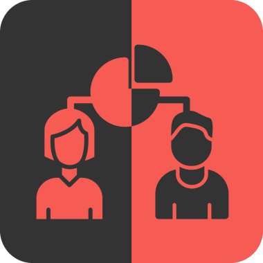 Takım & takımında işletme yönetimi dairesi simgesi