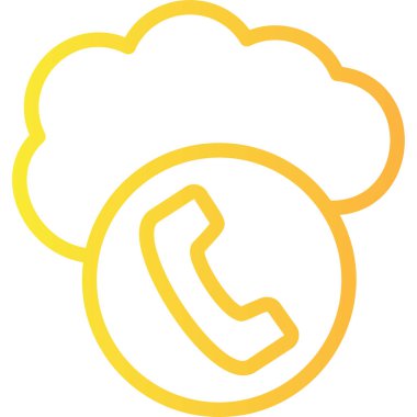 - Telefon. Web simgesi basit illüstrasyon