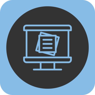 dizüstü bilgisayar web simgesi, basit vektör illüstrasyonu