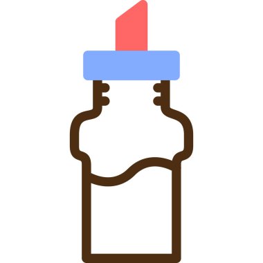 Dondurma simgesi. Dondurma vektör simgesi web için düz çizimi