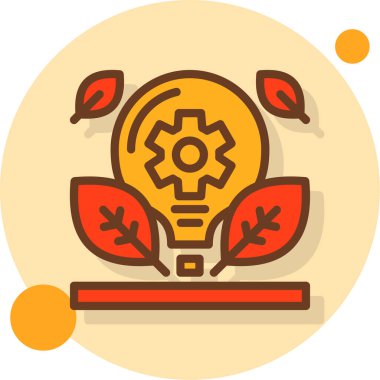 Ampul. Web simgesi basit illüstrasyon