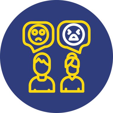 İnsan simgelerinin vektör çizimi