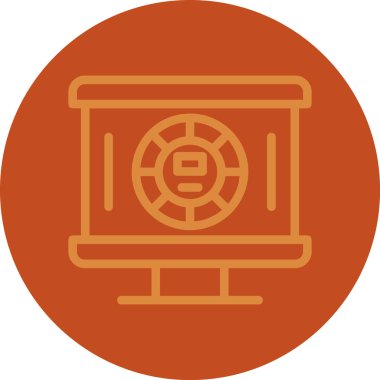 seo modern simgesinin vektör illüstrasyonu