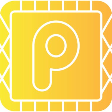 Modern bir simgenin vektör illüstrasyonu