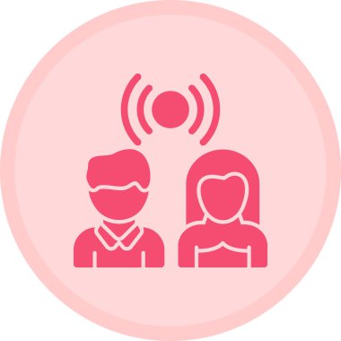 İnsan simgesinin vektör illüstrasyonu