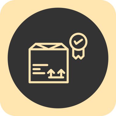 vektör kontrol simgesi illüstrasyonu