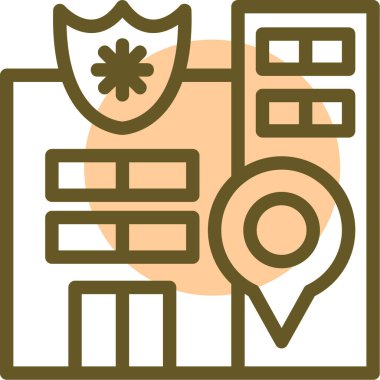 Çizgi film simgesinin vektör çizimi