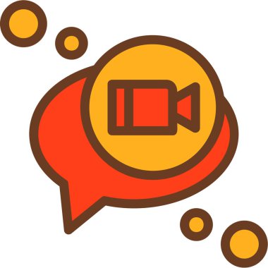 Sohbet mesajı vektör illüstrasyonu