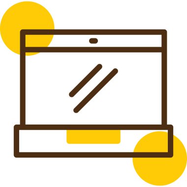 Çizgi film simgesinin vektör çizimi